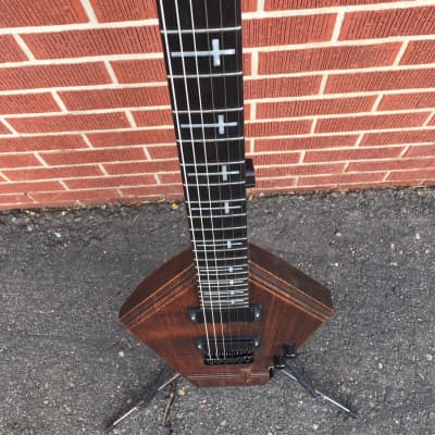 USA/Coffin Schecter USA CUSTOM SHOP MASTERWORKS Coffin w/ Carved Cross Aged Vintage  (Case Included) image 5