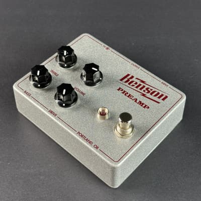 Used Benson Preamp Pedal Silver/Oxblood w/box TSU19881 | Reverb