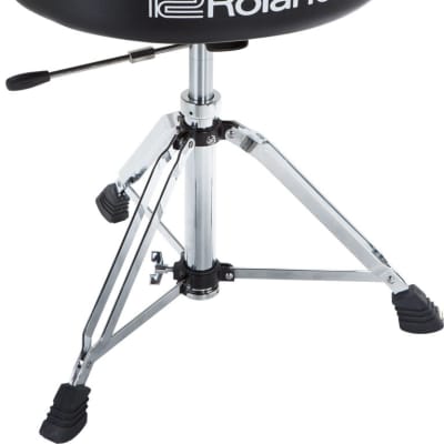 Roland Saddle Drum Throne With Vinyl Seat and Hydraulic Base (RDT-SHV) image 1
