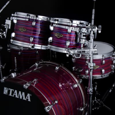 Tama WBST8A-LPO Starclassic Walnut/Birch Lacquer Rack Tom 8&quot; x 7&quot; - Lacquer Phantasm Oyster/Chrome HW image 5