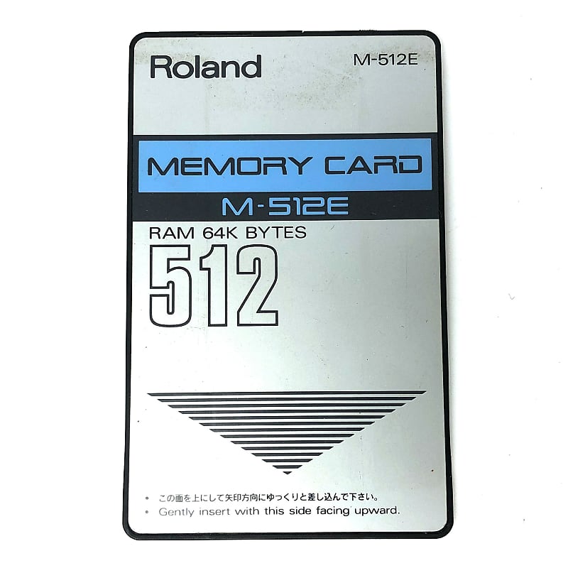 Roland M-512E Memory Card | Reverb Portugal