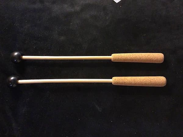Rohema Percussion - Percussion Mallets Xtra Hard Plastic Ball (Made In Germany) Pair image 1