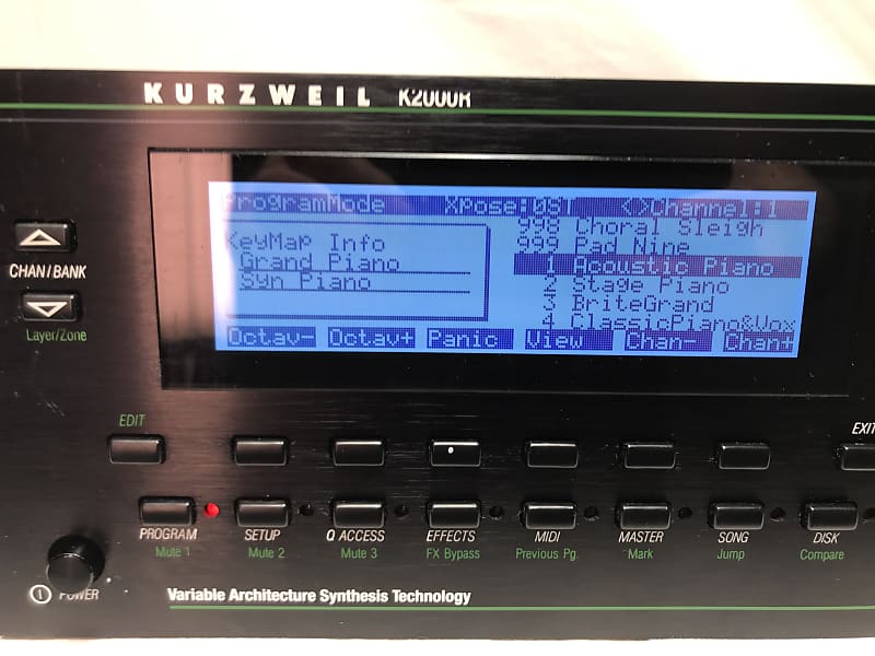 Kurzweil K2000/K2000R Orchestral and Contemporary Expansion ROM