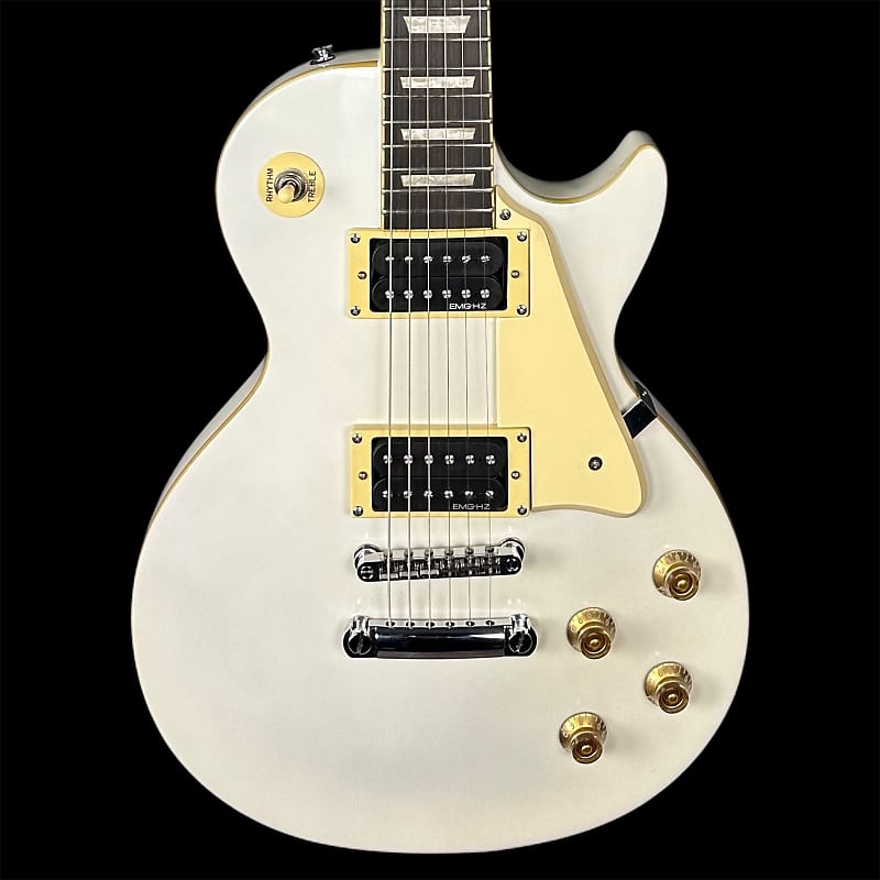 Sheridan A100 Les Paul Electric Guitar in Pearl White w/EMG Pickups image 1