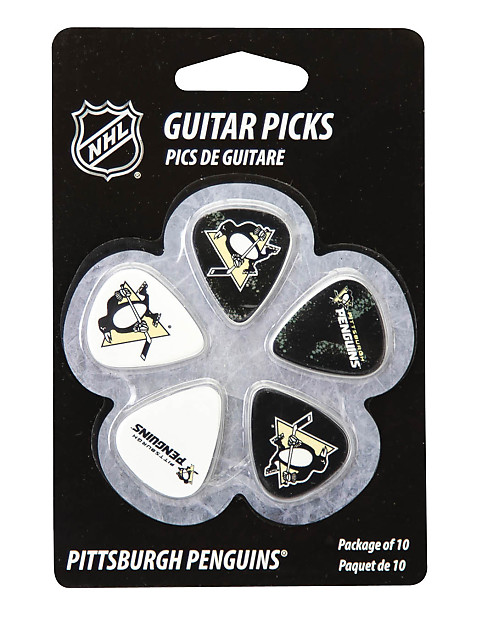 Woodrow Pittsburgh Penguins Guitar Picks (10) image 1