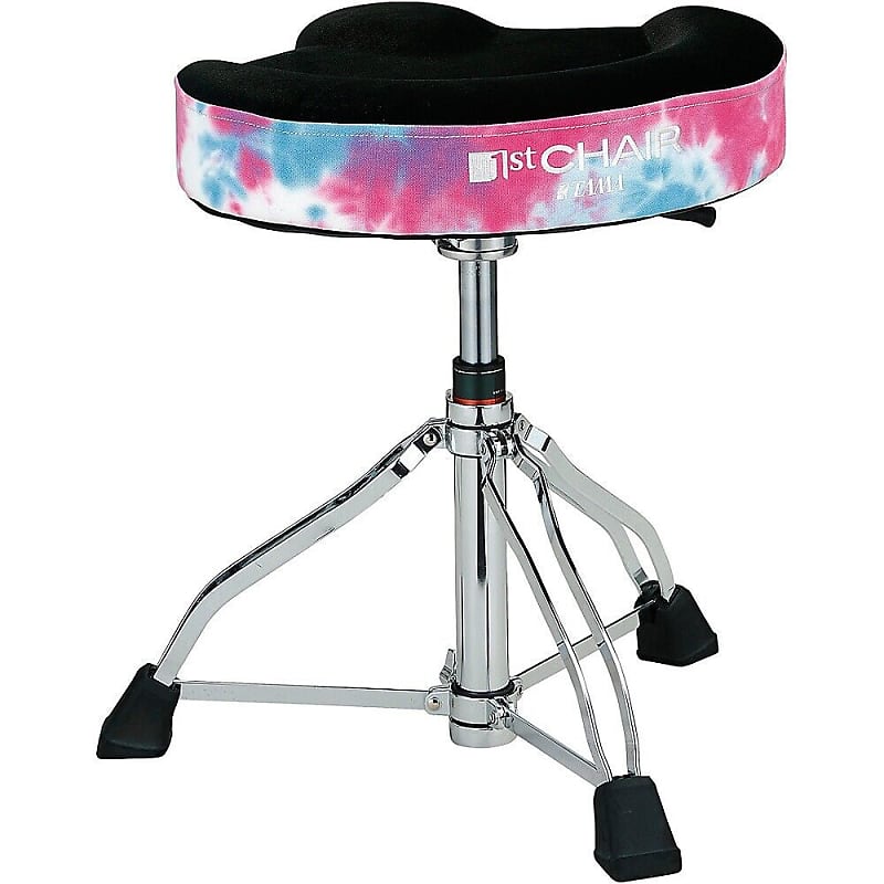 Tama 1st Chair Glide Rider Hydraulix Drum Throne - Pink Sky image 1