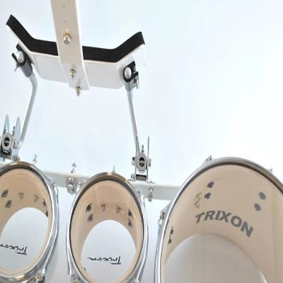 Trixon Field Series Tenor Marching Toms - Set Of 6 - White image 4
