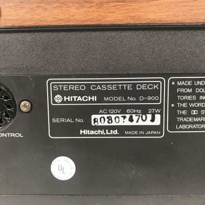 Hitachi D-900 Tape Deck | Reverb Hitachi D-900 Tape Deck | Reverb
