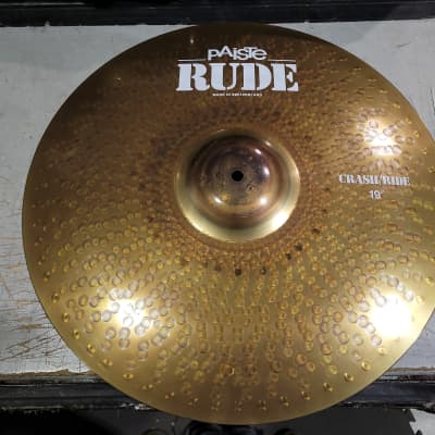Paiste 19" RUDE Crash/Ride Cymbal image 1