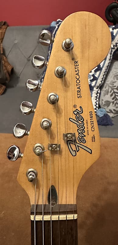 Super Rare Fender Stratocaster 1993-1994 MADE IN KOREA | Reverb