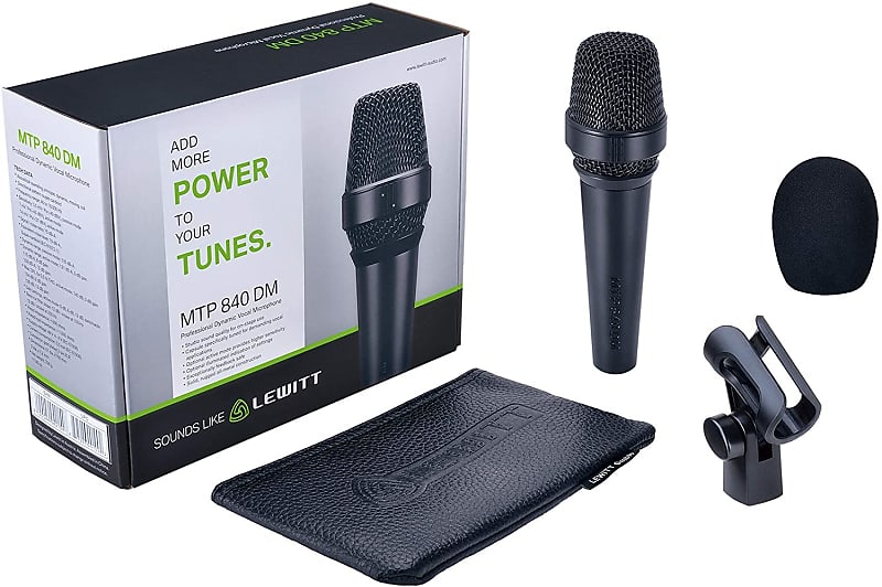 Lewitt MTP-840-DM MTP Live Series Handheld Dynamic Vocal Microphone For Stage & Studio; B-Stock image 1