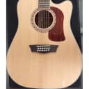 Washburn Heritage D10SCE-12 String Solid Top Dreadnaught Cutaway Acoustic Electric Guitar