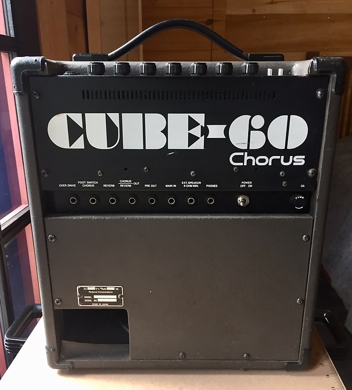 Roland CUBE-60 Chorus Amp (Made In Japan) Circa 1981 Gray