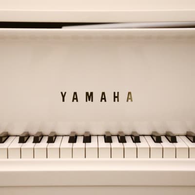 1978 Yamaha C7 Semi-Concert Grand Piano in Rare Polished White Vintage Original Professional Orchestral Concert Piano Hamamatsu Japan Factory image 15