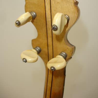 Vintage Orpheum by Lange No. 1 Tenor 4-String Open-Back Banjo AS IS image 15