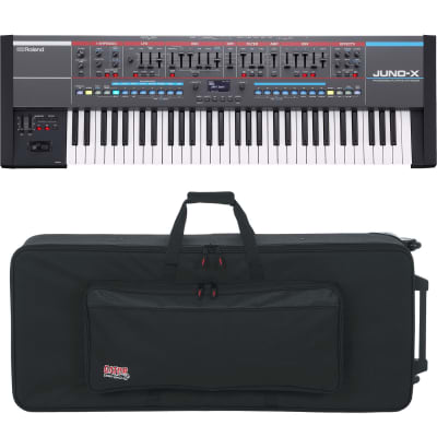 Roland Juno-X 61-Key Programmable Polyphonic Synthesizer - Carry Bag Kit