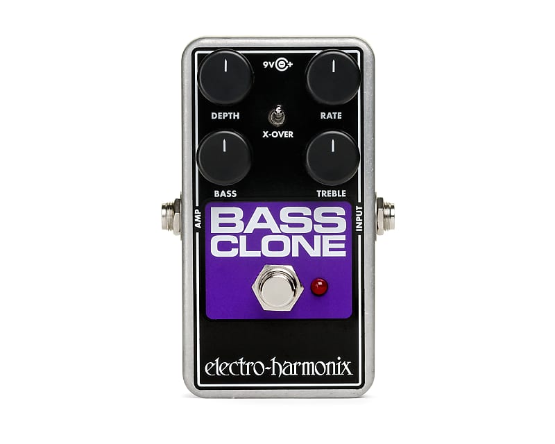 Electro-Harmonix EHX Bass Clone Analog Chorus Effects Pedal