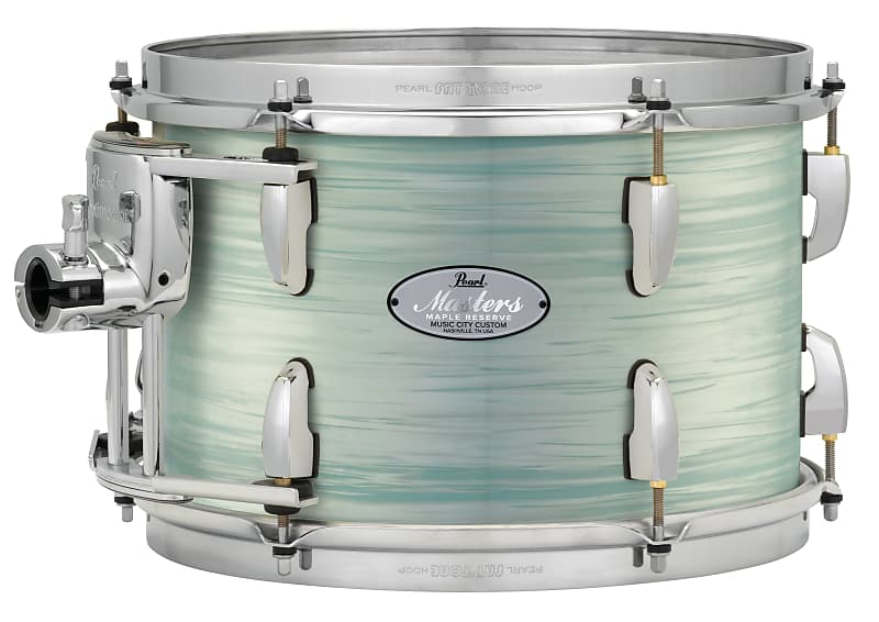 Pearl Music City Custom Masters Maple Reserve 24"x18" Bass Drum w/o BB3 Mount ICE BLUE OYSTER MRV2418BX/C414 image 1
