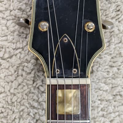Very Cool Vintage Univox LP Style Cutaway Electric Guitar w/Case, Black - 1970s? image 5