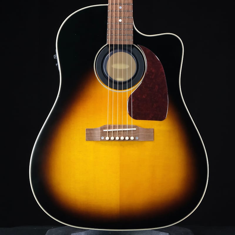 Epiphone J-45 EC Acoustic-Electric Guitar - Aged Vintage Sunburst