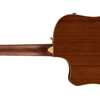 Fender Redondo Player Dreadnought Acoustic-Electric Guitar, Solid Spruce Top, Sunburst image 3