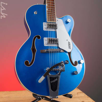 2018 Gretsch G5420T Electromatic Hollowbody Single-Cut Electric Guitar w/ Bigsby Fairline Blue for sale
