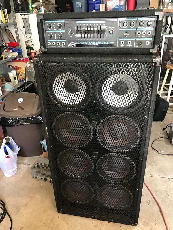 Peavey MK VIII XP Bass Head and 810 TX Cab 1990's Black Reverb