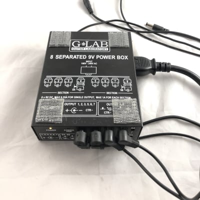 ギター G-Lab 8 Separated 9V Power Box PB-1 G-Lab PB-1 8 Separated 9V Power Box Used Tested w/ Cables | eBay