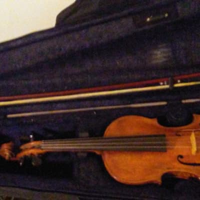 Vintage Violin  Late 1800's Early 19 Aged Natural image 1