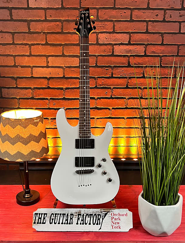 Schecter C 1 Diamond Series Electric Guitar Gloss White 2008 Reverb