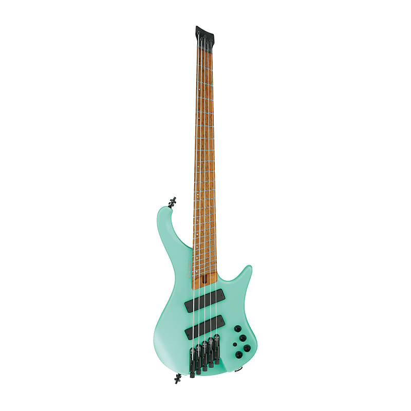 Ibanez EHB Headless Multi-Scale 5-String 24 Frets Bass Guitar (Right-Handed, Sea Foam Green Matte) image 1