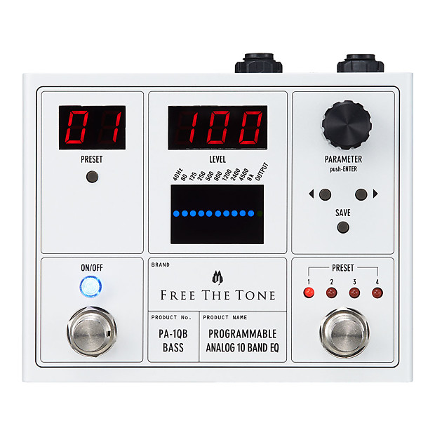 Free The Tone PA-1QB Programmable 10-Band Analog Bass EQ Bild 1