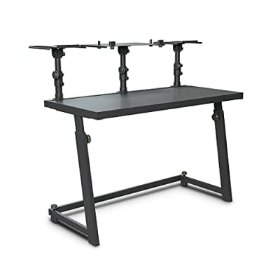 GRAVITY STANDS DJ-Desk with Flexible Loudspeaker and Laptop Tray (FDJT 01) image 1