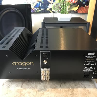Aragon Iridium Mono-Block Reference Amplifiers 1 Pair In Black New Open-Box! 2022 image 9