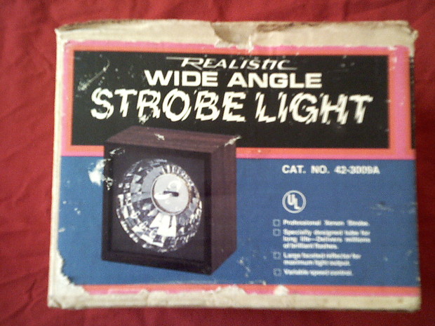 Realistic Vintage Strobe Light | Reverb