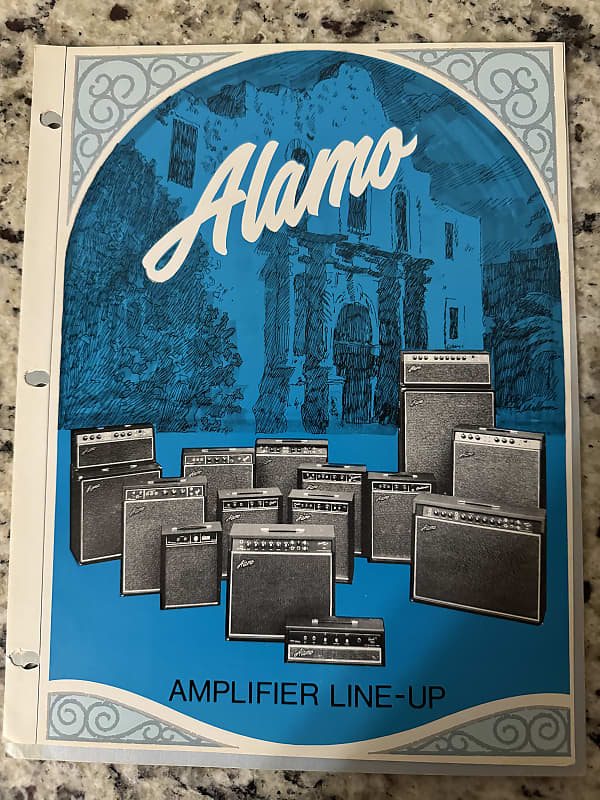 Alamo Amp Brochure Catalog 1973 fury Montclair jet reverb Capri