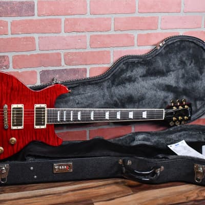 Gibson Les Paul DC Standard Flame Maple Top Transparent Cherry 2005 w/OHSC (SWD MJ Pickups) image 2