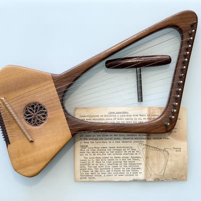 1970s Harps of Lorien Lyre Harp 15-String Walnut & Spruce a Therapeutic Lap Harp Children’s Folk Hippie Fairy Stringed Harp w/ Case & Accessories image 7