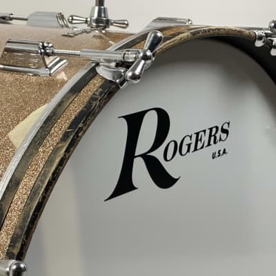 Rogers 20/12/16" 60's Cleveland-Era Holiday "Headliner" Drum Set - Champagne Sparkle image 6
