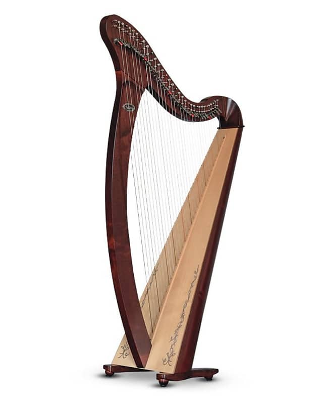 Salvi Donegal Lever Harp Mahogany | Reverb