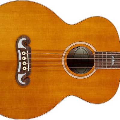 Epiphone El Capitan J-200 Studio Acoustic Electric Bass Guitar Aged Vintage Natural for sale