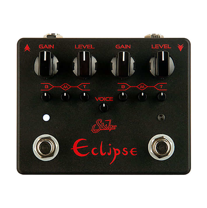 【Suhr】Eclipse Black Edition Suhr Eclipse Dual-channel Overdrive/Distortion Pedal - Black