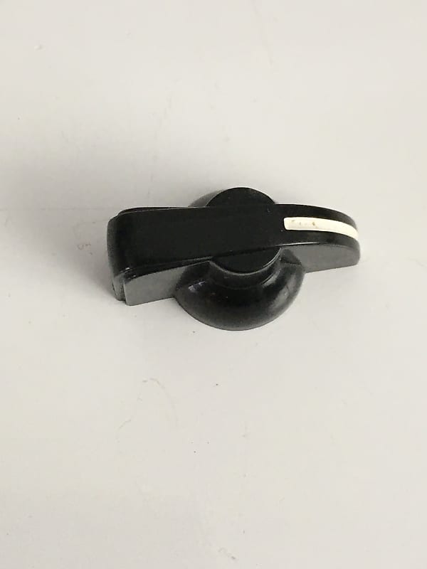 Chickenhead Bakelite Vintage Amplifier Knob Relic Black Amp Guitar Set Screw image 1