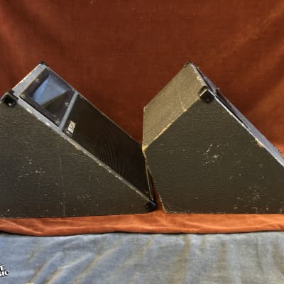 TOA Electronics SL-12M Vintage MIJ Passive 12" Monitor Wedge Speakers Pair Japan image 4