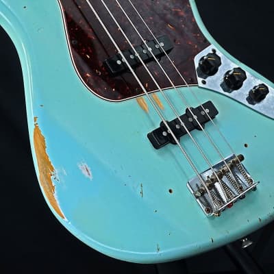 Fender Custom Shop [USED] 1964 Jazz Bass Relic (Sonic Blue) Freedom Pickup Mod. '08 image 11