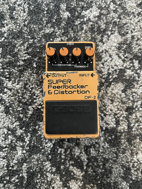 Boss DF-2 Super Feedbacker & Distortion Vintage 1985 Guitar Effect