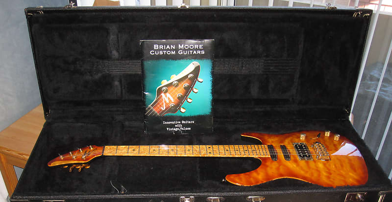 Brian Moore MC/1 composite carbon fiberglass guitar trem seymour duncan graphite monocoque modulus image 1