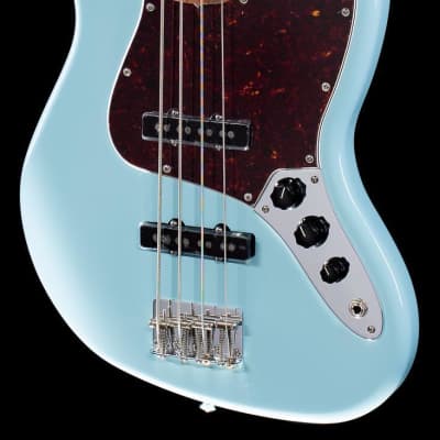 Fender Vintera '60s Jazz Bass Daphne Blue Bass Guitar - MX20131693-8.95 lbs image 5