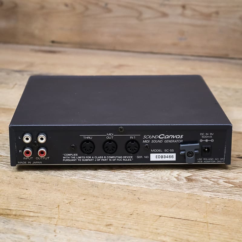 Roland Sound Canvas SC-55 MIDI Sound Generator | Reverb
