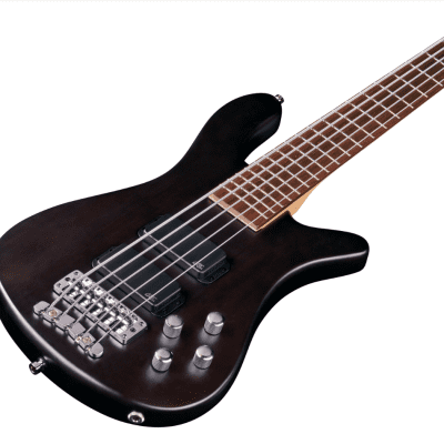 Warwick RockBass Streamer Standard 5 String Bass Guitar  - Nirvana Black Transparent Satin image 3